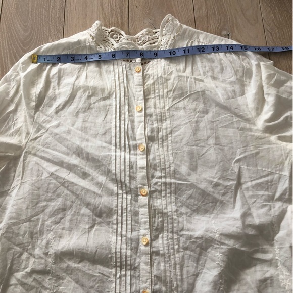 Anthropologie Isabella Sinclair Brimfield Lace Long Sleeve Top Size S - Picture 3 of 15